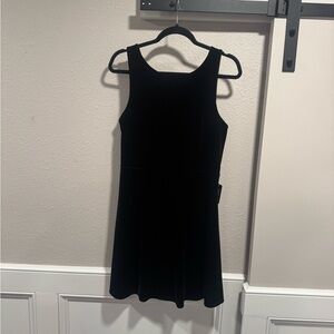 Express Black Velvet Dress